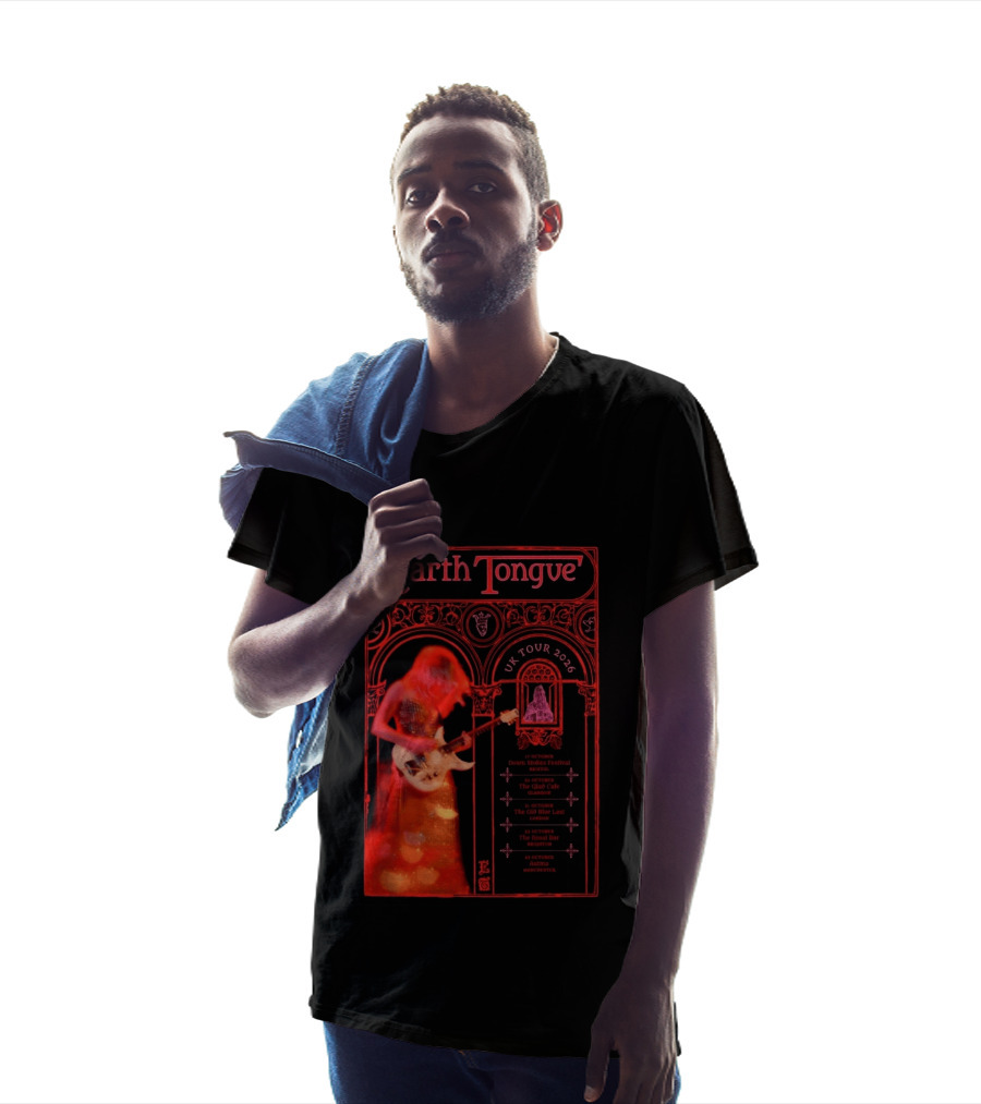 Earth Tongue UK Tour 2026 Down Stokes Festival Bristol Gilded Gothic Artistry T-Shirt