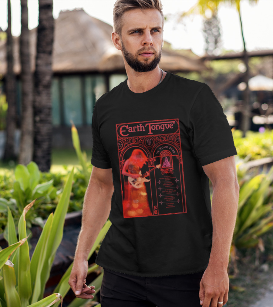 Earth Tongue UK Tour 2026 Down Stokes Festival Bristol Gilded Gothic Artistry T-Shirt