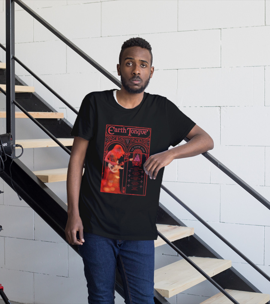 Earth Tongue UK Tour 2026 Down Stokes Festival Bristol Gilded Gothic Artistry T-Shirt