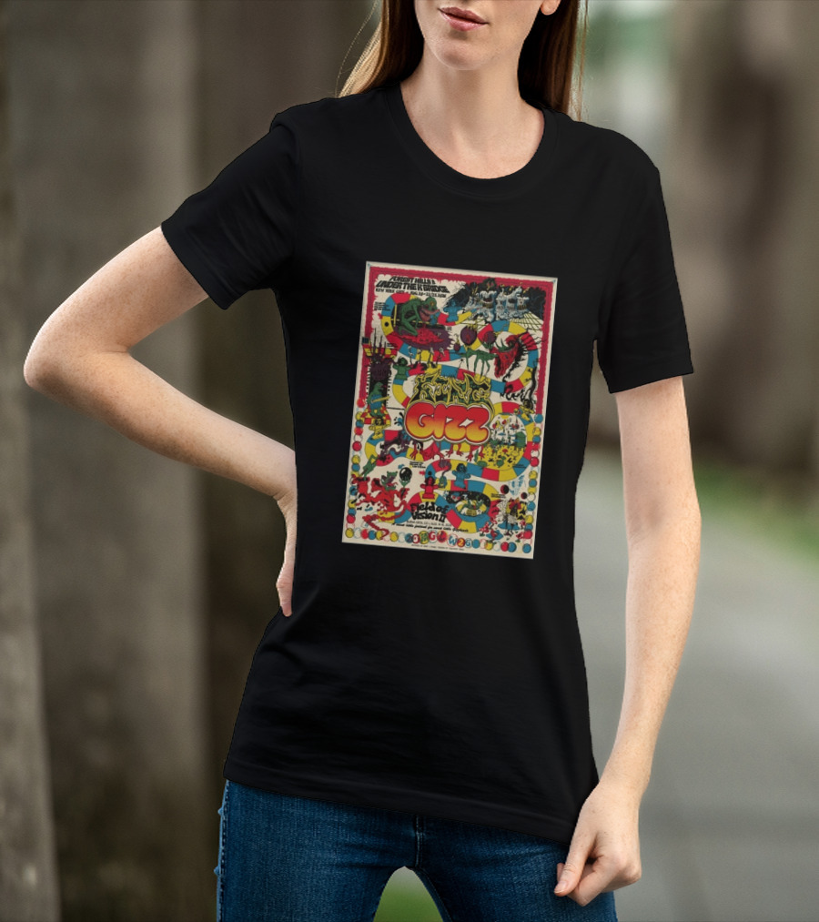 King Gizzard And The Lizard Wizard Forest Hills Under The Ring NYC Aug 2026 Field Of Vision II T-Shirt