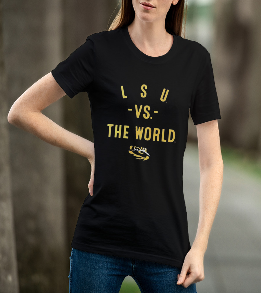 LSU Tigers Vs The World 2026 College Football Rivalry T-Shirt