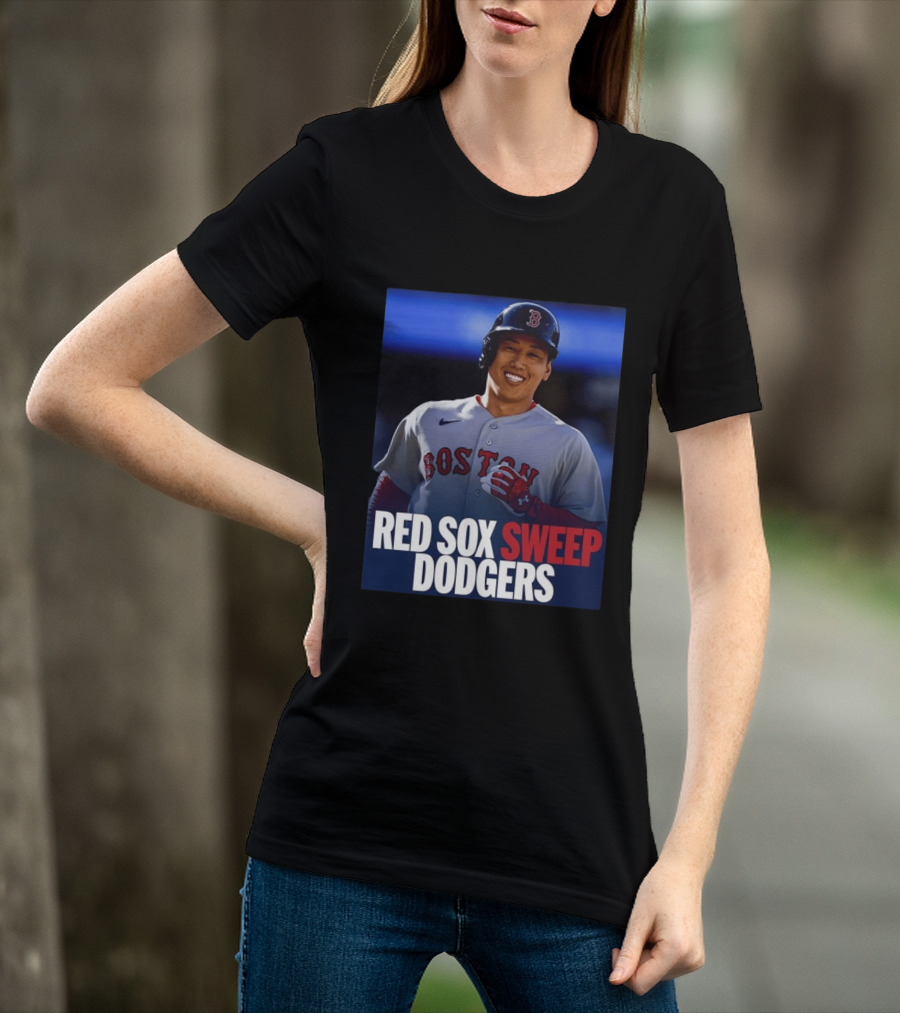 Boston Red Sox Sweep Dodgers Victory Celebration 2026 T-Shirt