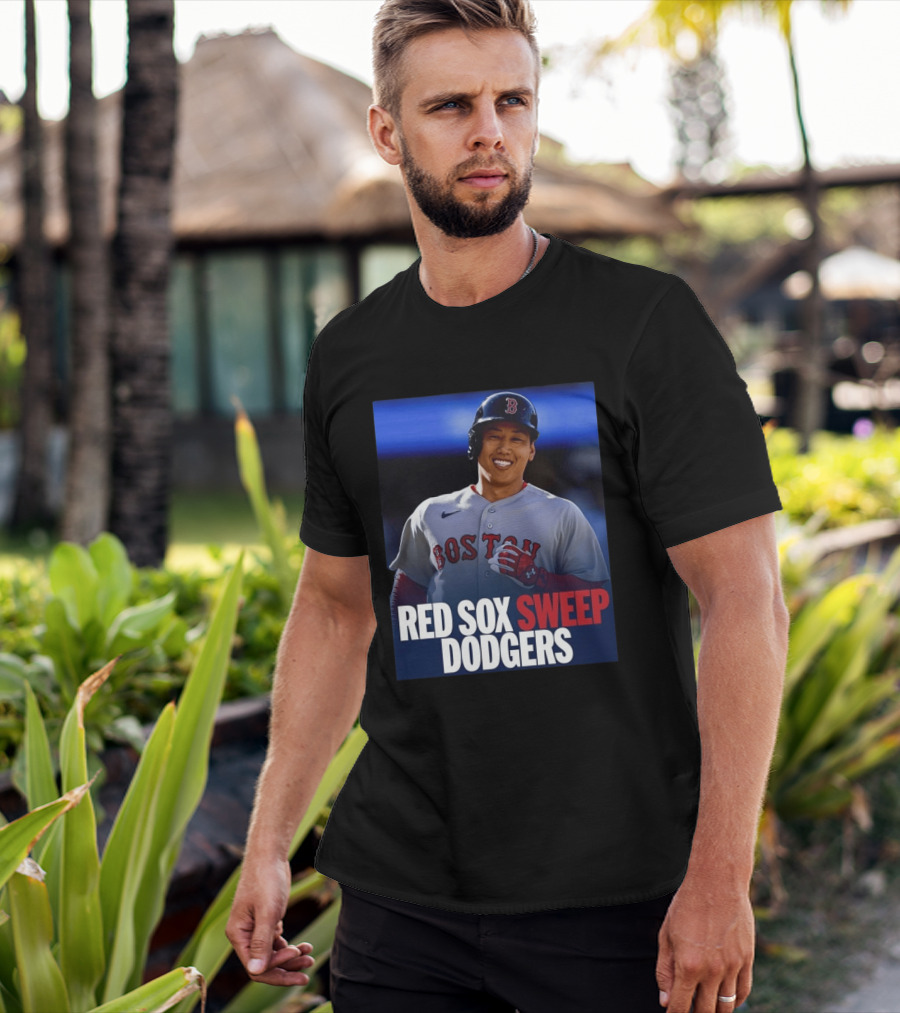 Boston Red Sox Sweep Dodgers Victory Celebration 2026 T-Shirt