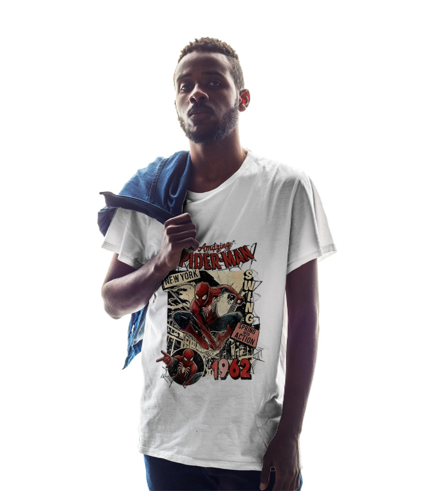Amazing Spider Man New York Swing Spring Into Action 1962 T-Shirt