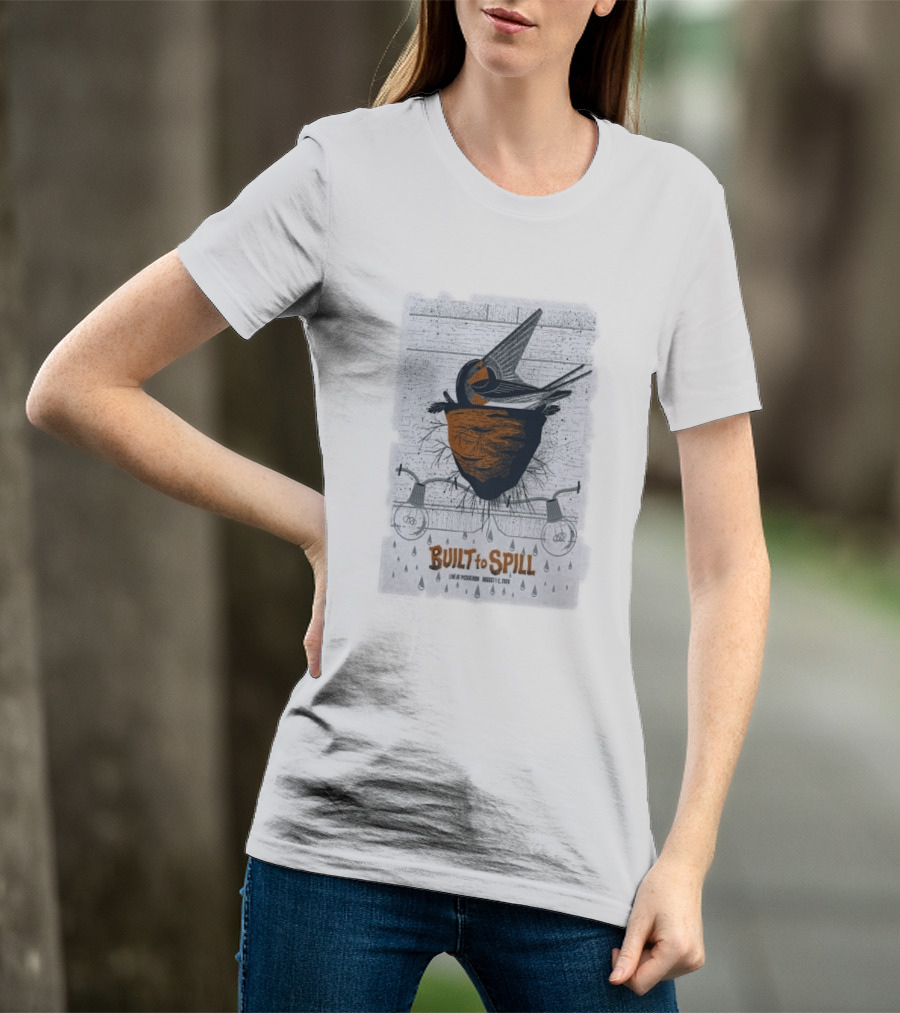 Built To Spill Live At Pickathon August 1 2 2026 Bird And Nest T-Shirt