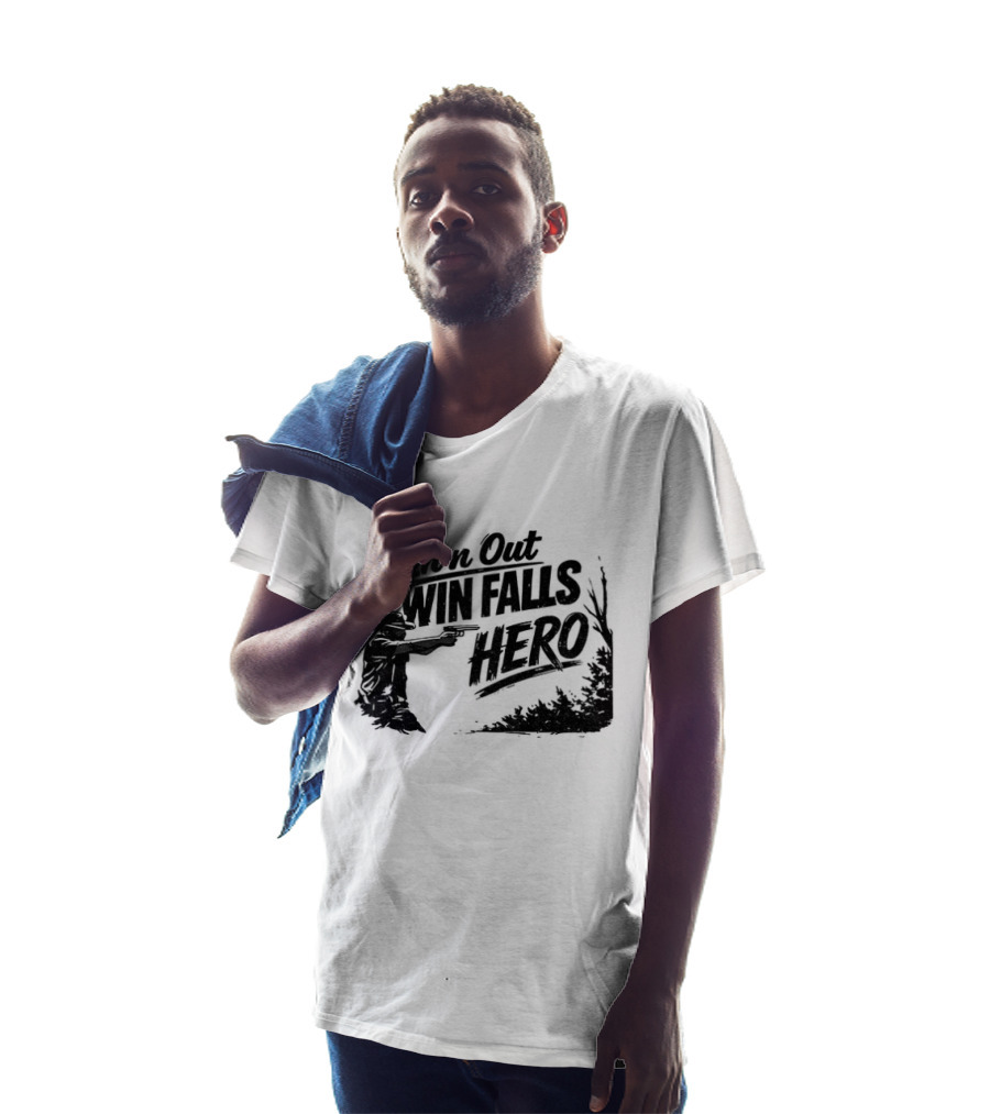 Jordan Salinas In N Out Twin Falls Hero Idaho Political T-Shirt