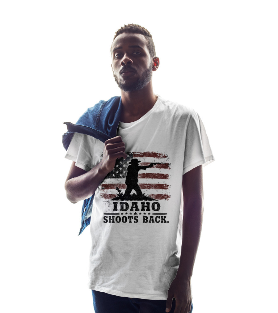 Idaho Shoots Back American Hero Flag T-Shirt