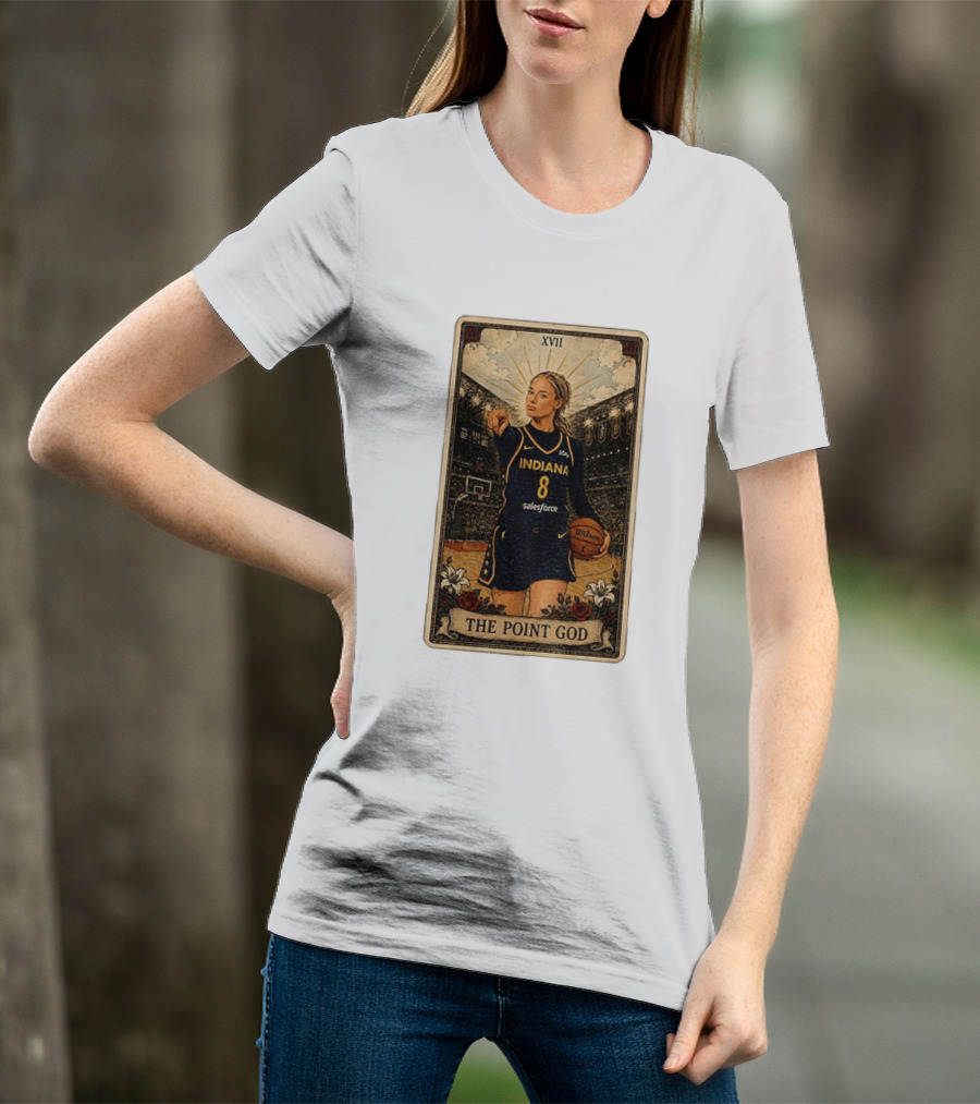 Sophie Cunningham Indiana The Point God XVII Tarot Card Basketball 8 T-Shirt