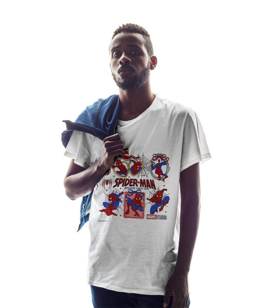 Spider Man Brand New Day Marvel Studios Masked Web Hero Coquette Superhero T-Shirt