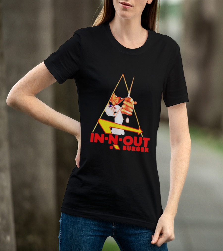 A Work Orange In N Out Burger Logo Mashup T-Shirt