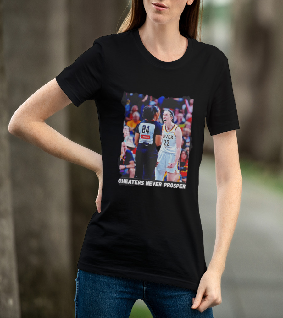 Cheaters Never Prosper 22 Basketball Athlete Intensity Moment T-Shirt