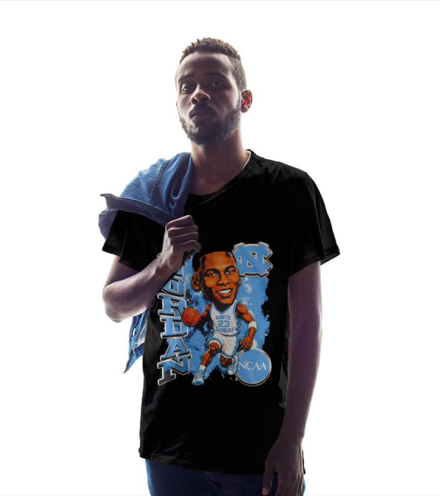 Mr Jordan North Carolina Tar Heels NCAA Basketball 23 T-Shirt