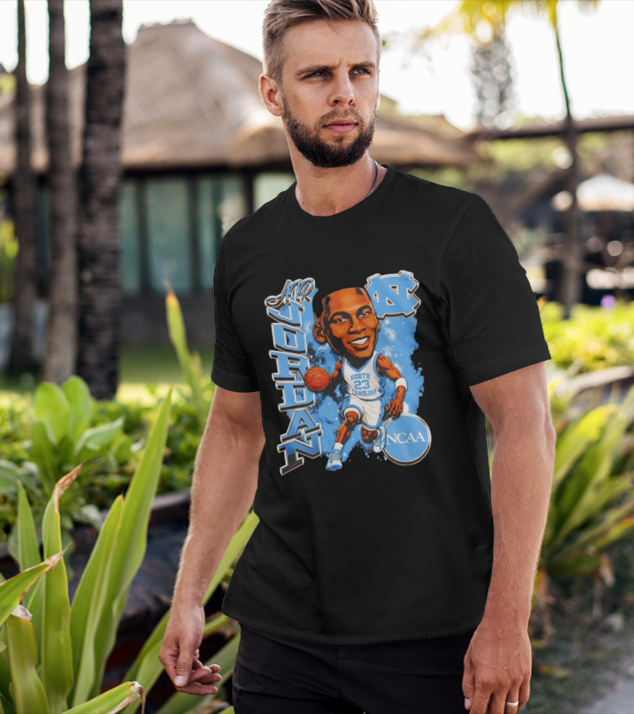 Mr Jordan North Carolina Tar Heels NCAA Basketball 23 T-Shirt