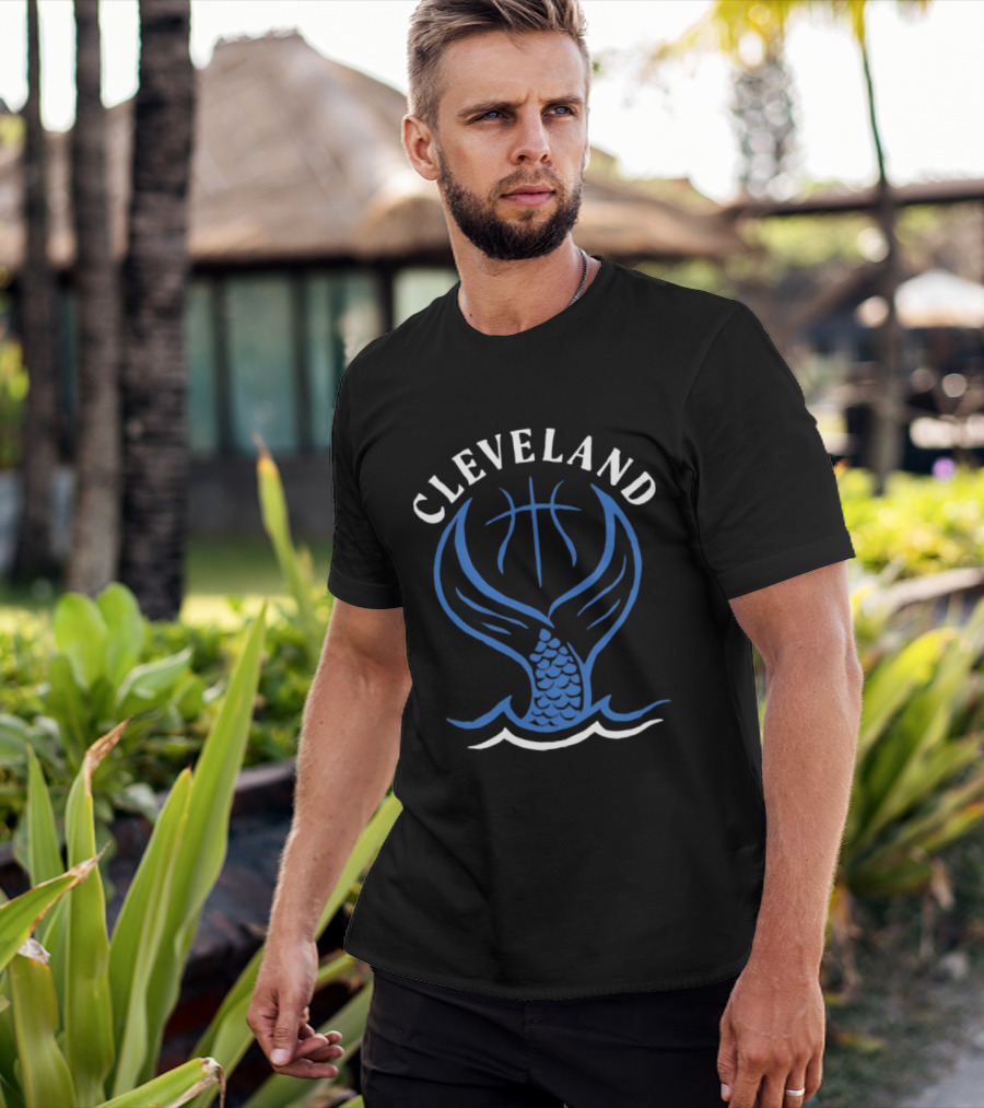 Cleveland Basketball Waves Women's Team Aquatic Spirit T-Shirt