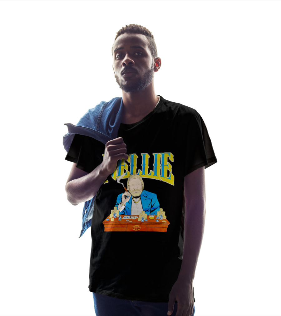 Nellie Warriorsworld Don Nelson Poker Scene Cigar Golden State Coach T-Shirt