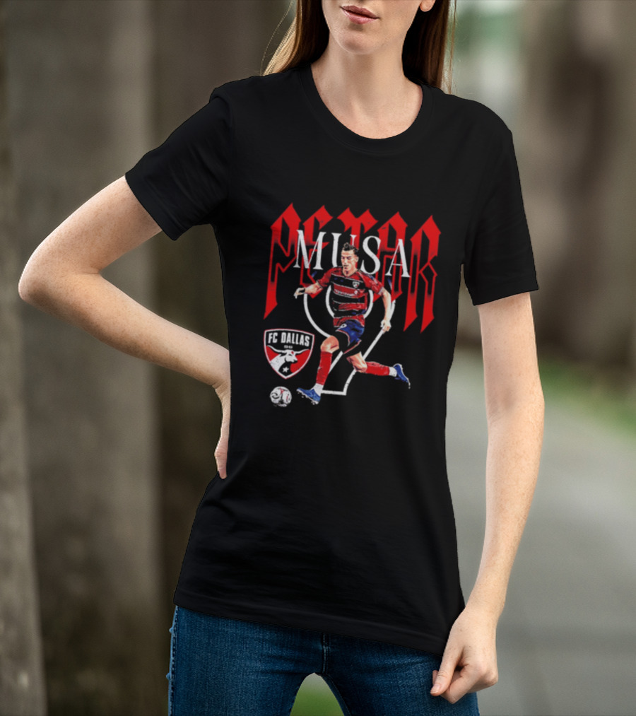 Petar Musa FC Dallas Number 9 Player Soccer T-Shirt