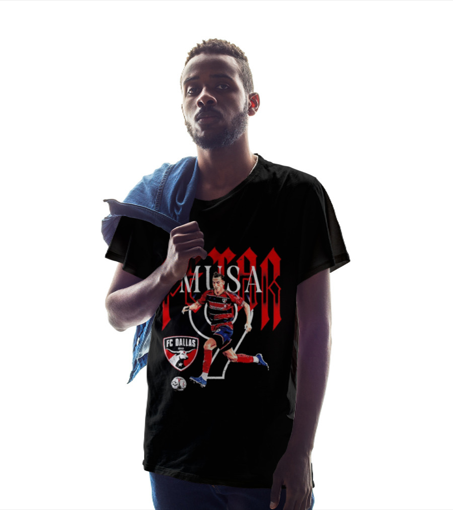 Petar Musa FC Dallas Number 9 Player Soccer T-Shirt