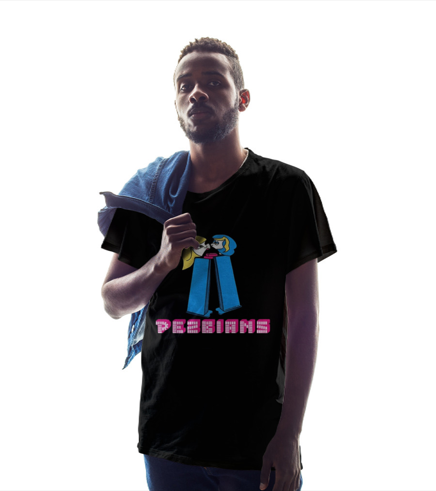 Pezbians The Powerpuff Girls Pez Dispenser Mashup T-Shirt