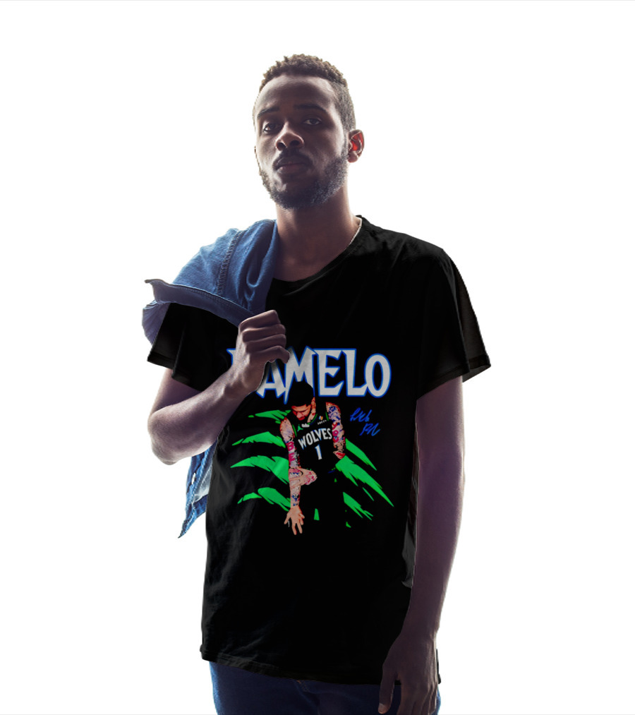 LaMelo Ball Wolves Number 1 Signature T-Shirt