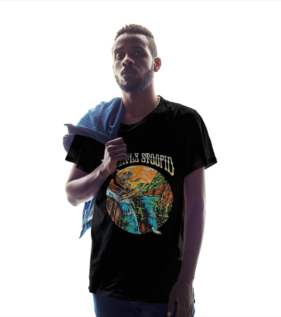Slightly Stoopid Skeleton Surfing Red Rocks August 8 2026 T-Shirt