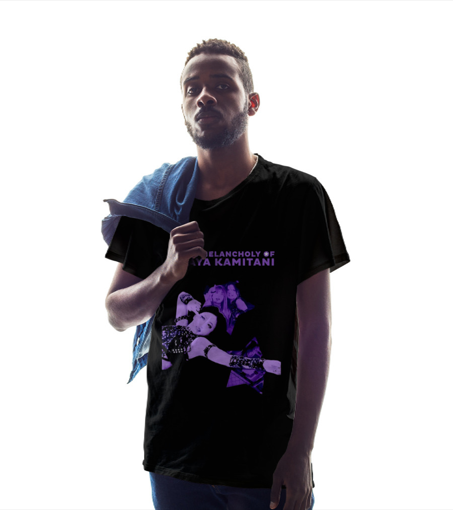 The Melancholy Of Saya Kamitani Purple Aesthetic T-Shirt