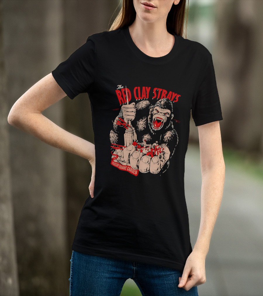 The Red Clay Strays Aug 9 2026 King Kong Madison Square Garden Event T-Shirt