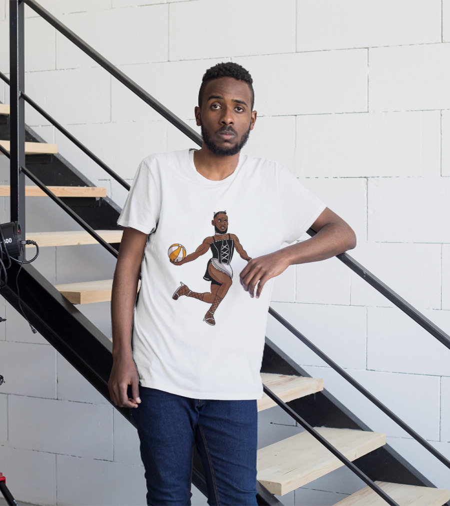LeBron James Maid Outfit Basketball Crossover WNBA Fantasy T-Shirt
