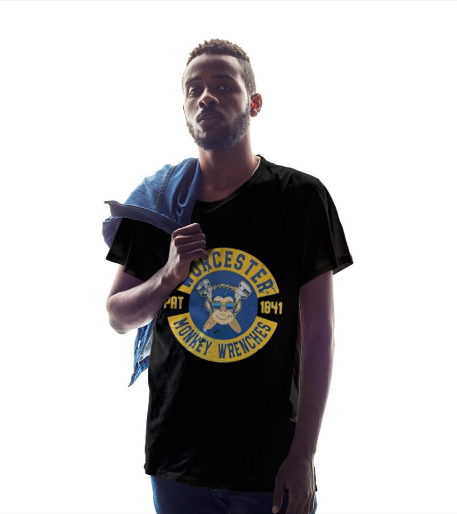 Worcester Pat 1841 Monkey Wrenches Monkey T-Shirt