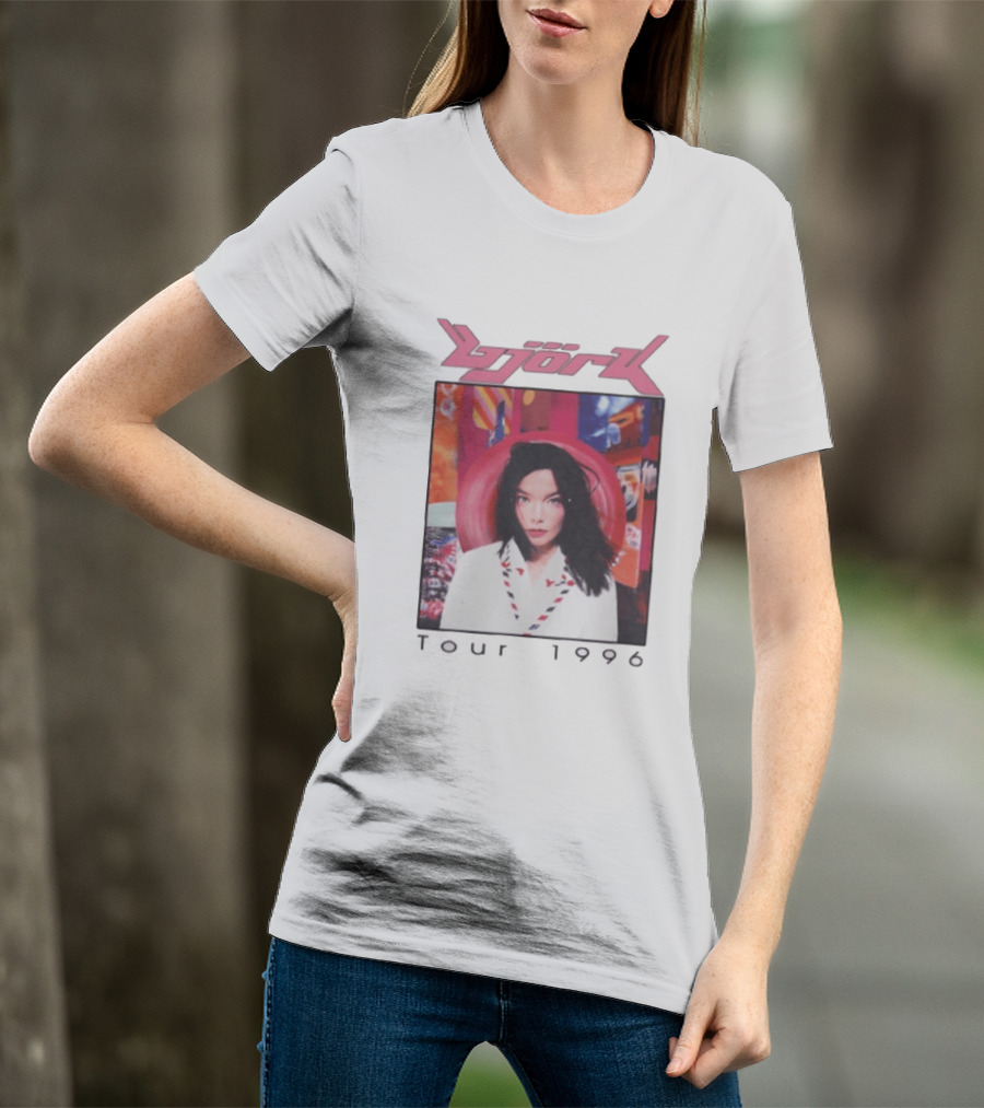 Björk Tour 1996 Post Icelandic Singer T-Shirt