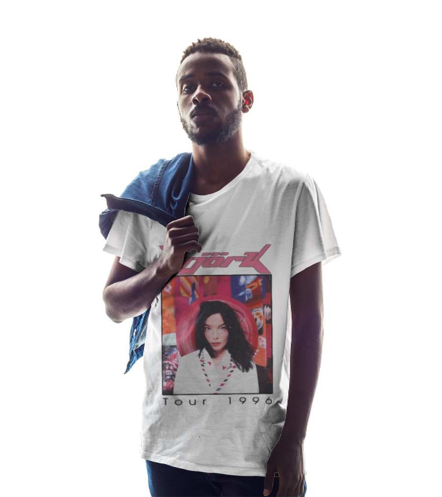 Björk Tour 1996 Post Icelandic Singer T-Shirt