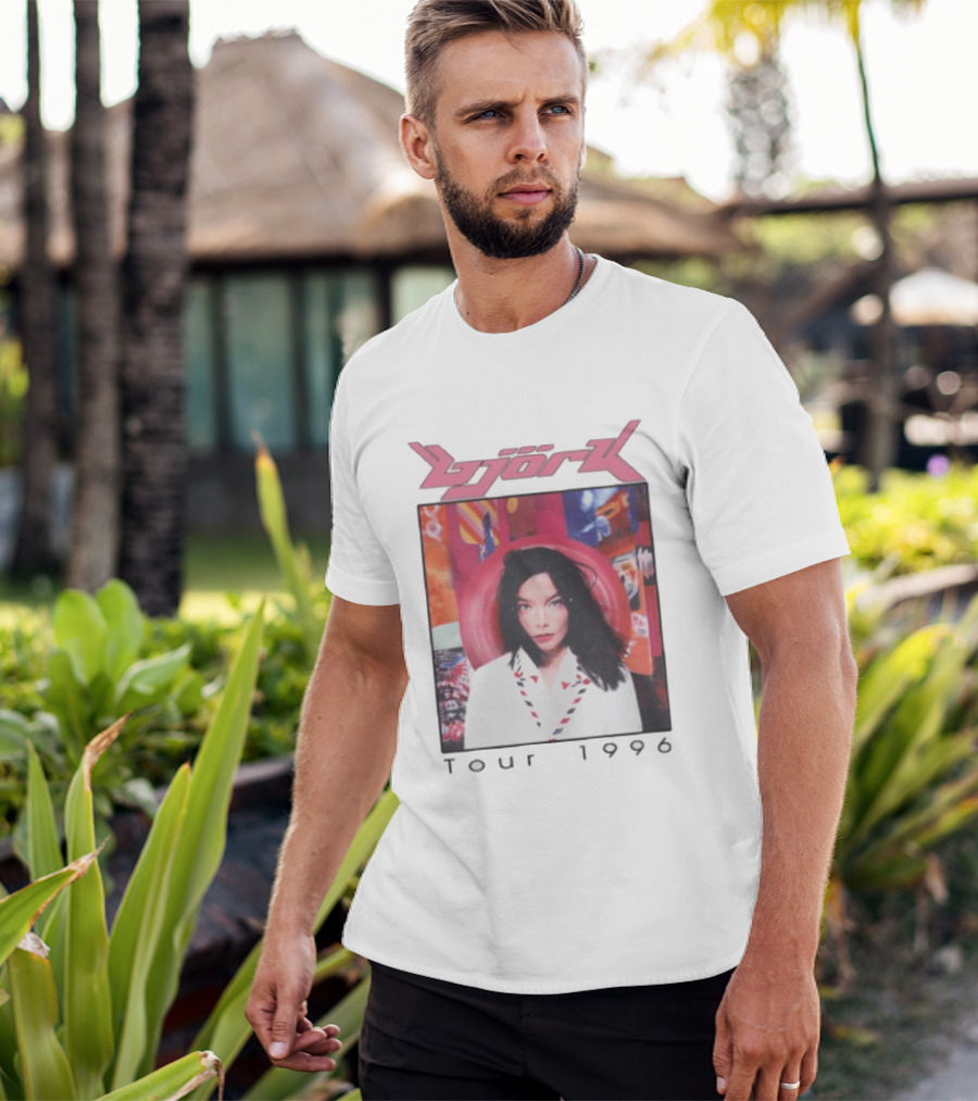 Björk Tour 1996 Post Icelandic Singer T-Shirt