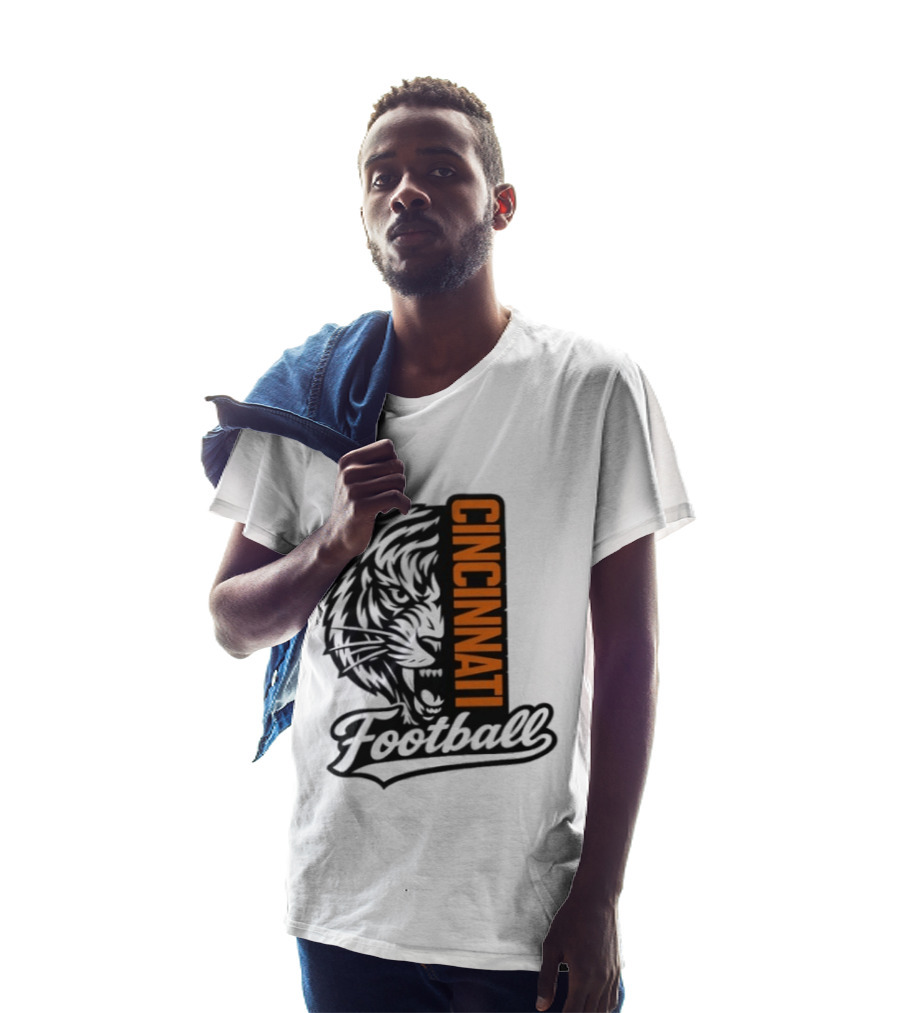 Cincinnati Football Tiger Tiger Iconic Team T-Shirt
