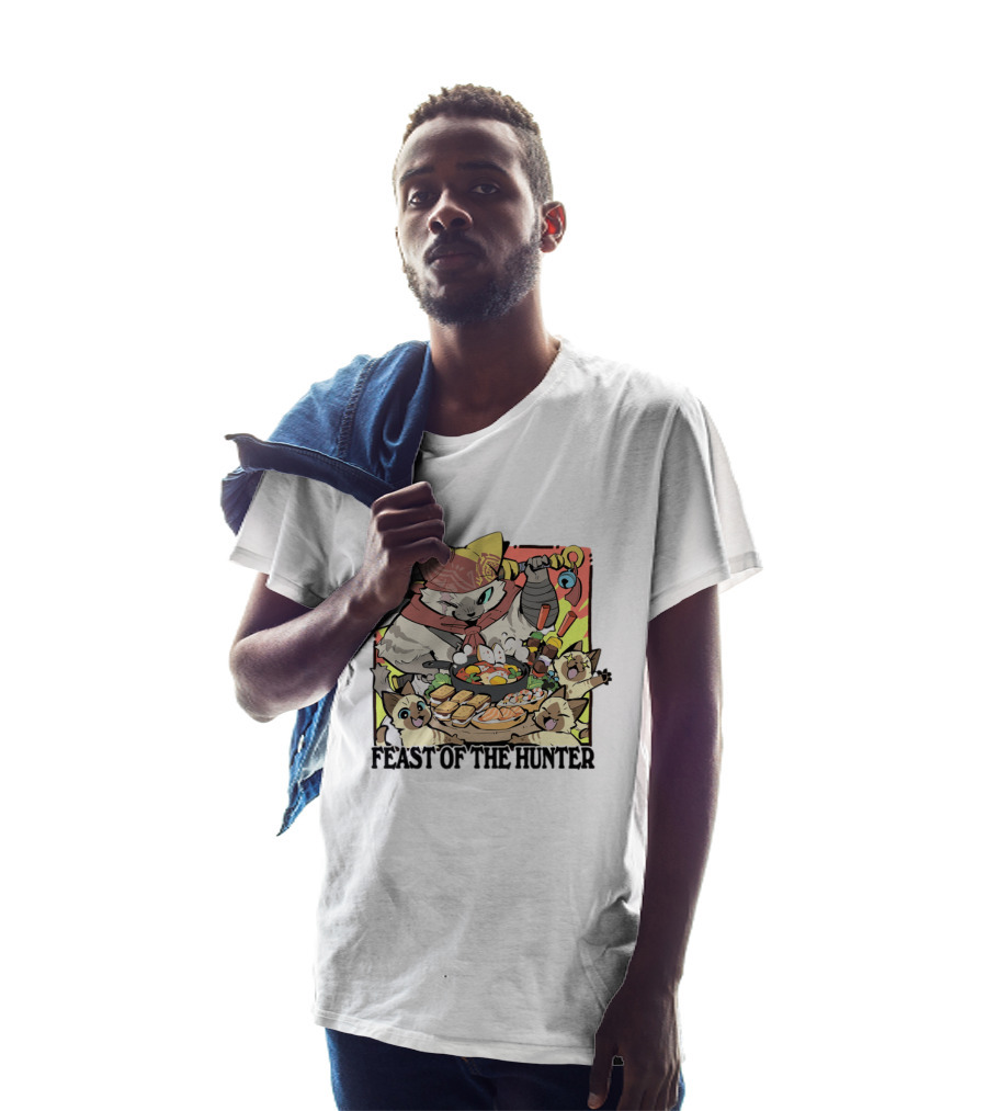 Feast Of The Hunter Cats Cooking Sushi And Food Celebration T-Shirt