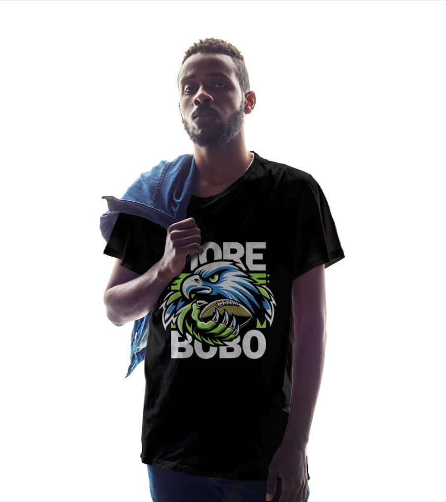 Jake Bobo More Bobo Seattle Seahawks Football Vibrant Gradient 2025 T-Shirt