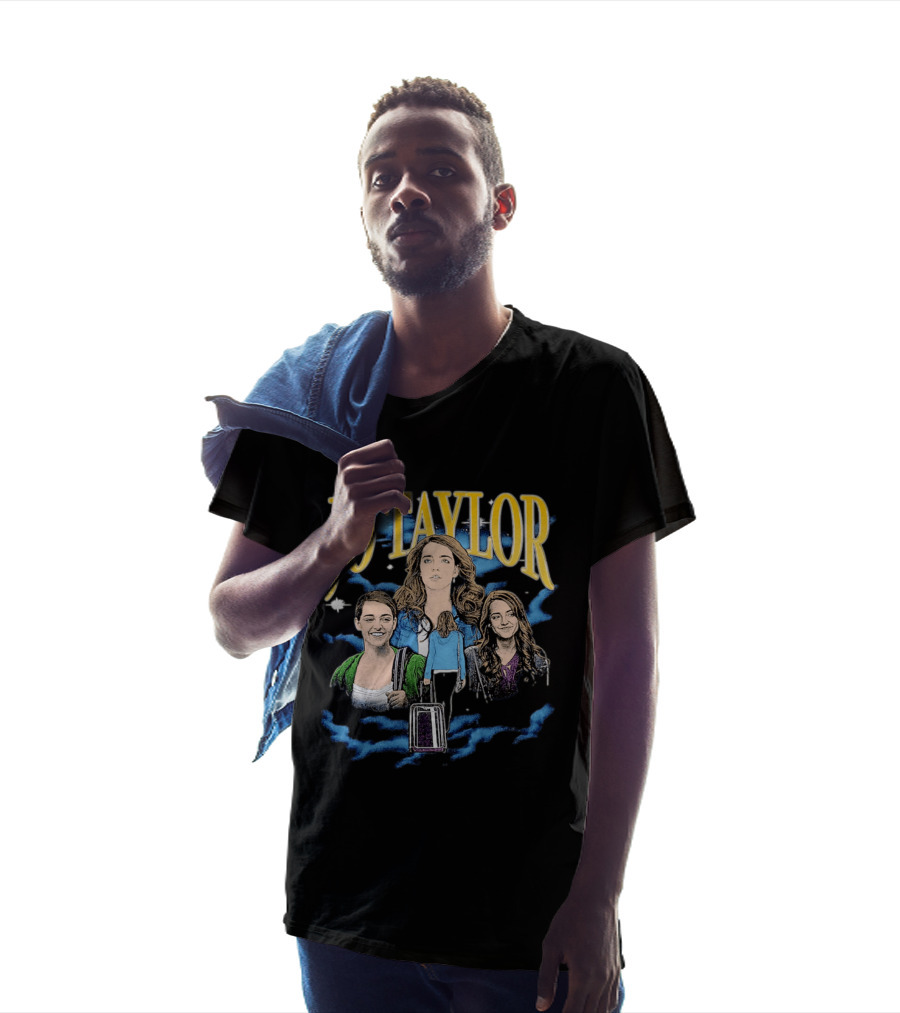 Jo Taylor Collage With Scenes And Luggage T-Shirt