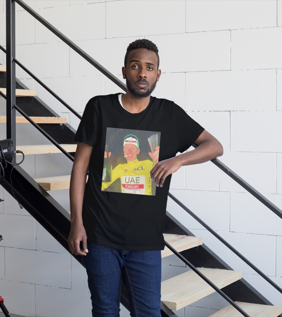 UAE Emirates LCL Tour De France Winner Celebrating T-Shirt