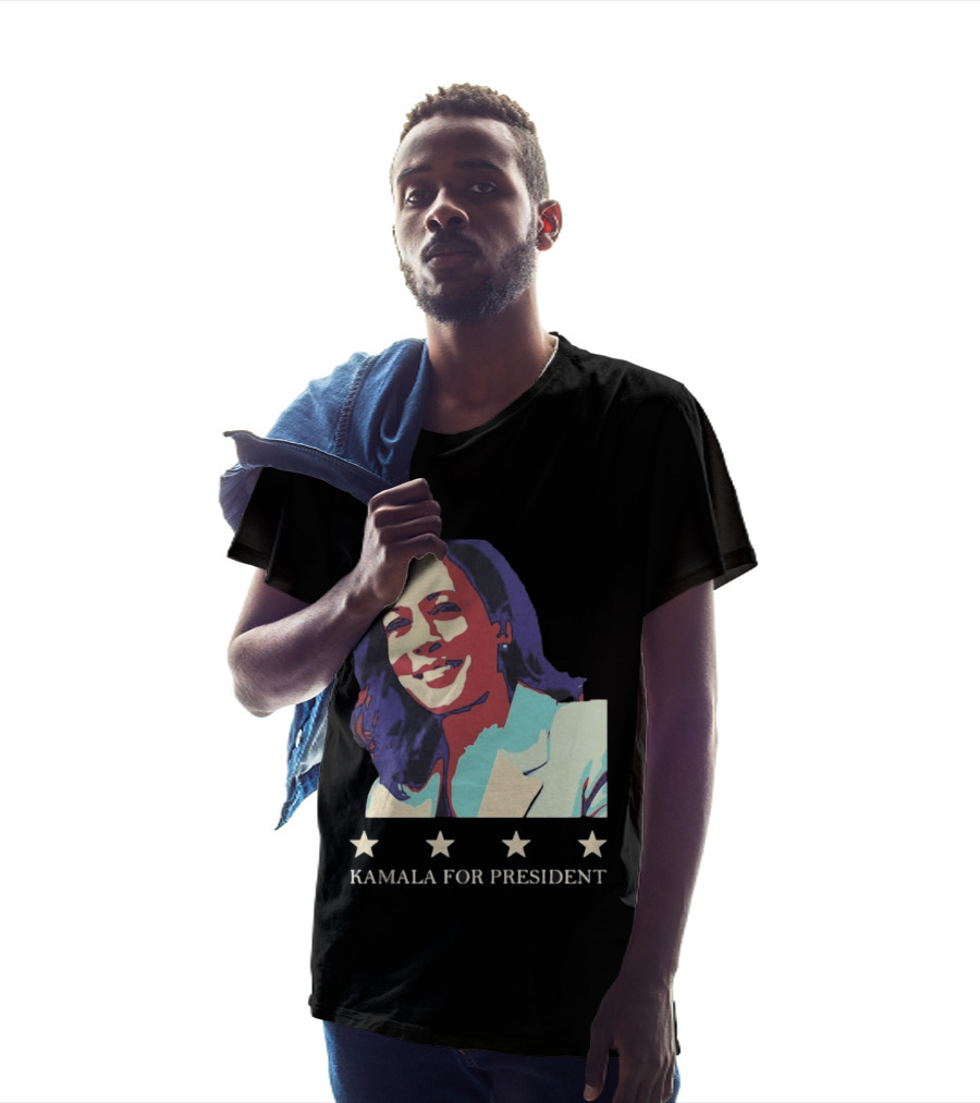 Kamala For President Pop Political Four Star T-Shirt