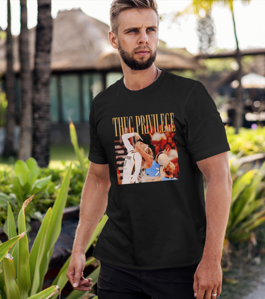 Thug Privilege Sophie Cunningham Basketball Action T-Shirt