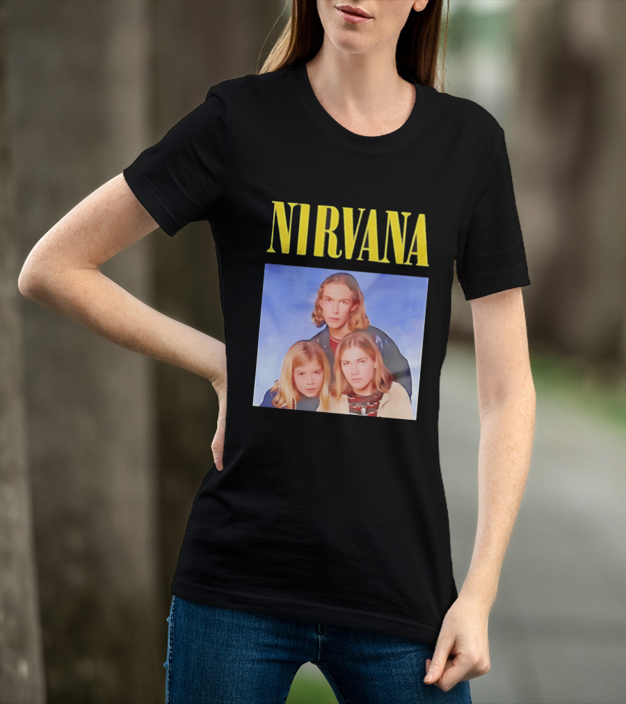 Nirvana Hanson Trio Blue Cloud Bootleg T-Shirt