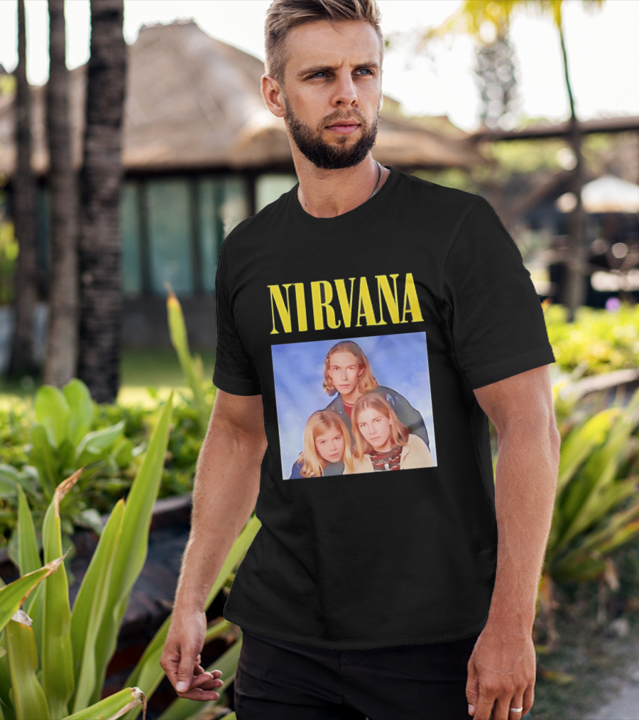 Nirvana Hanson Trio Blue Cloud Bootleg T-Shirt