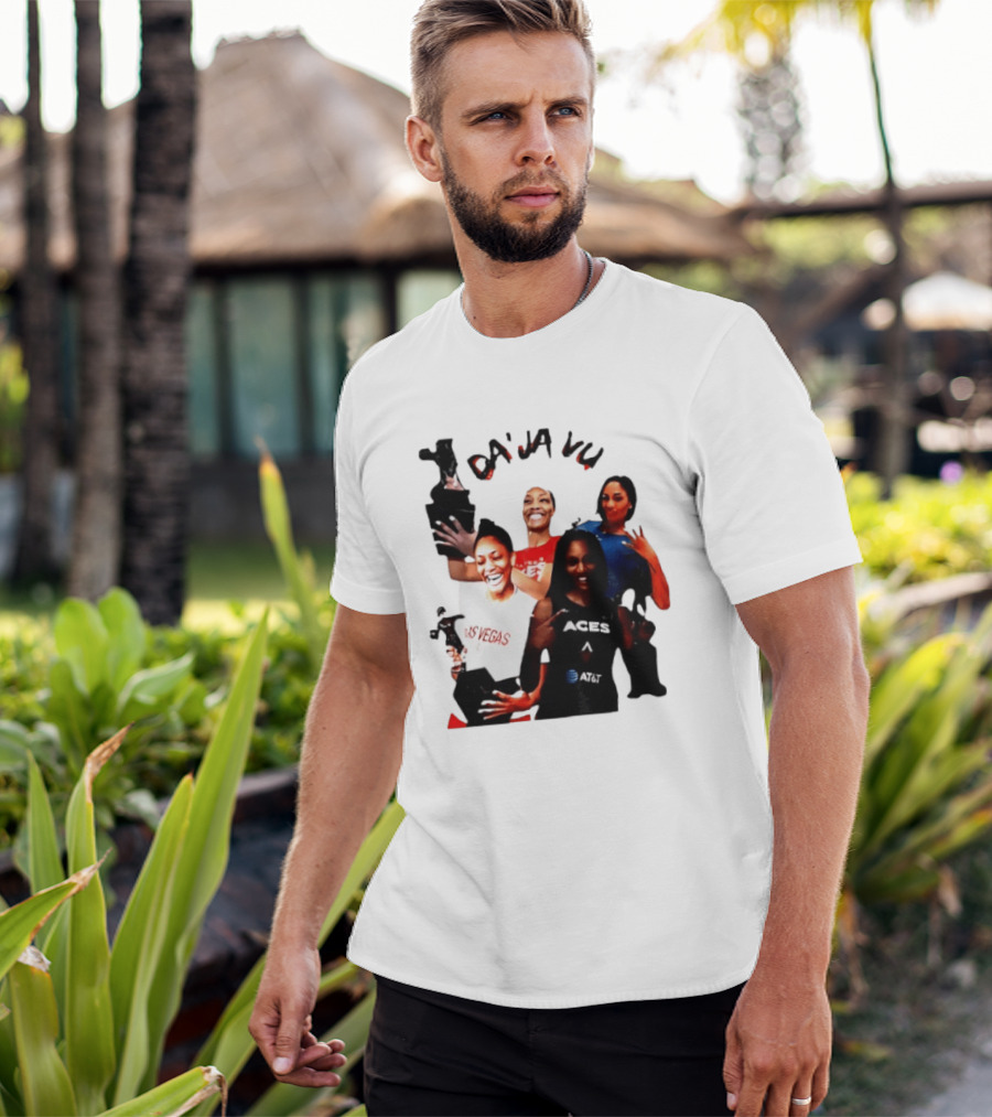 Aja Wilson DA'JA Vu Las Vegas Aces 4X MVP WNBA Legend T-Shirt