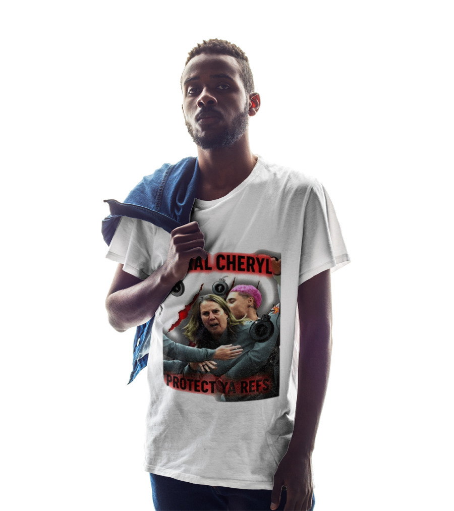 Feral Cheryl Protect Ya Refs Basketball T-Shirt