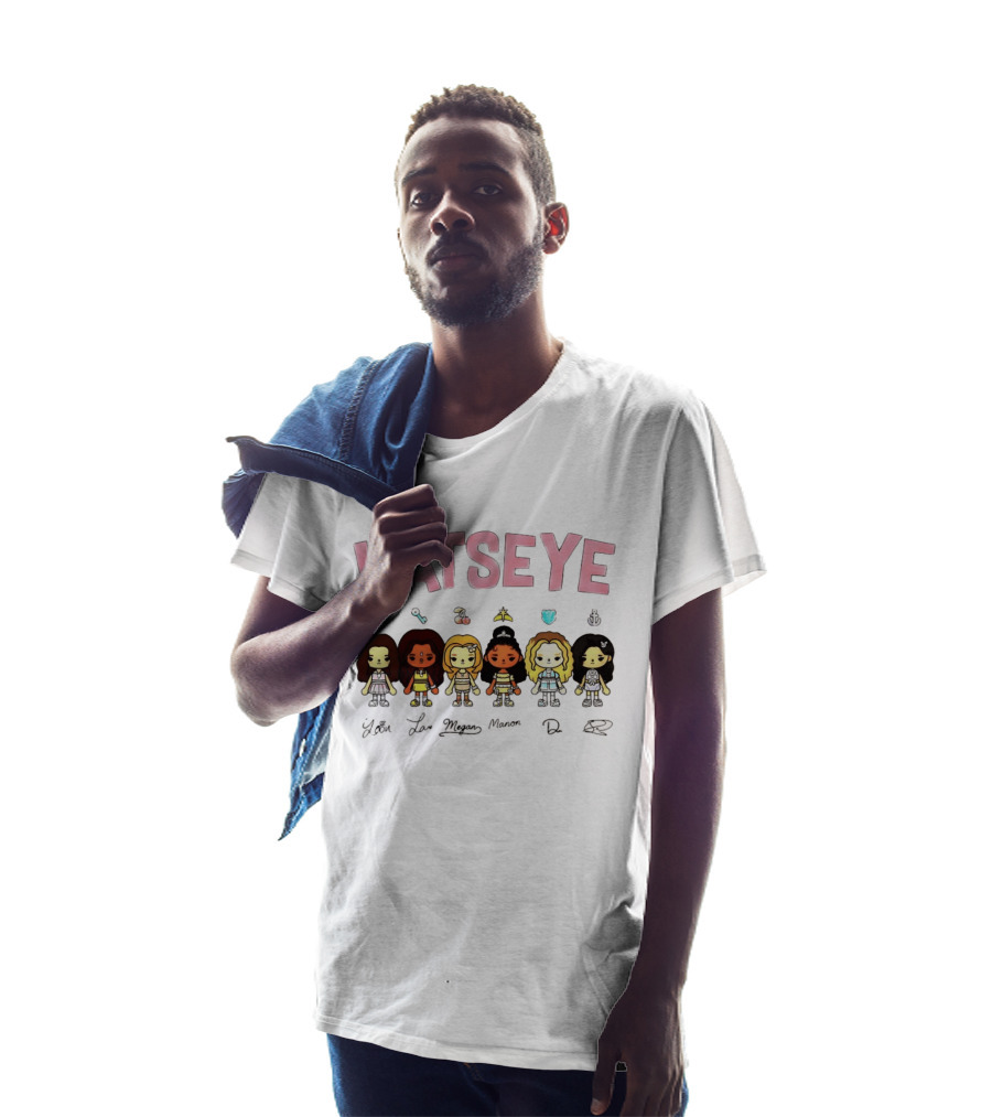 Katseye K Pop Chibi Idol Member Collection T-Shirt