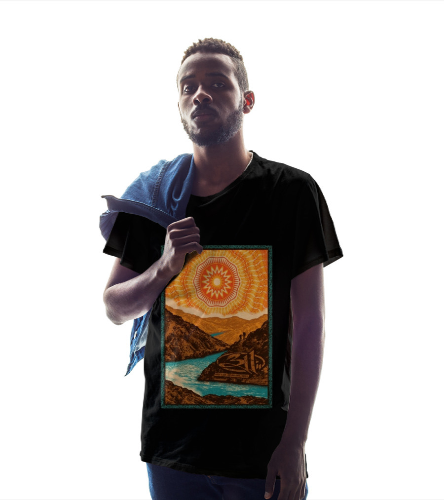 311 August 11 2026 Nampa ID Sunburst Mountain River Scene T-Shirt