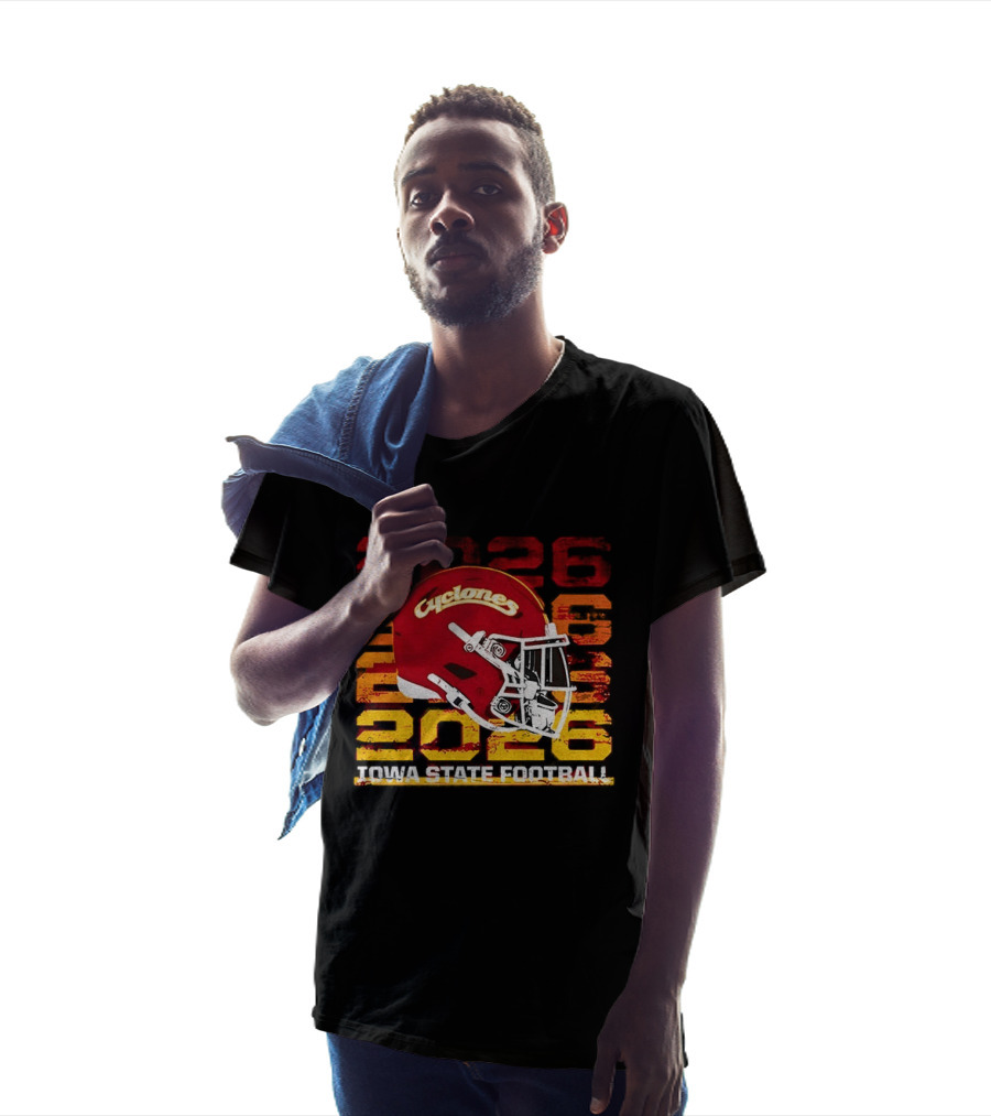 Cyclones Helmet 2026 Iowa State Football Gameday T-Shirt
