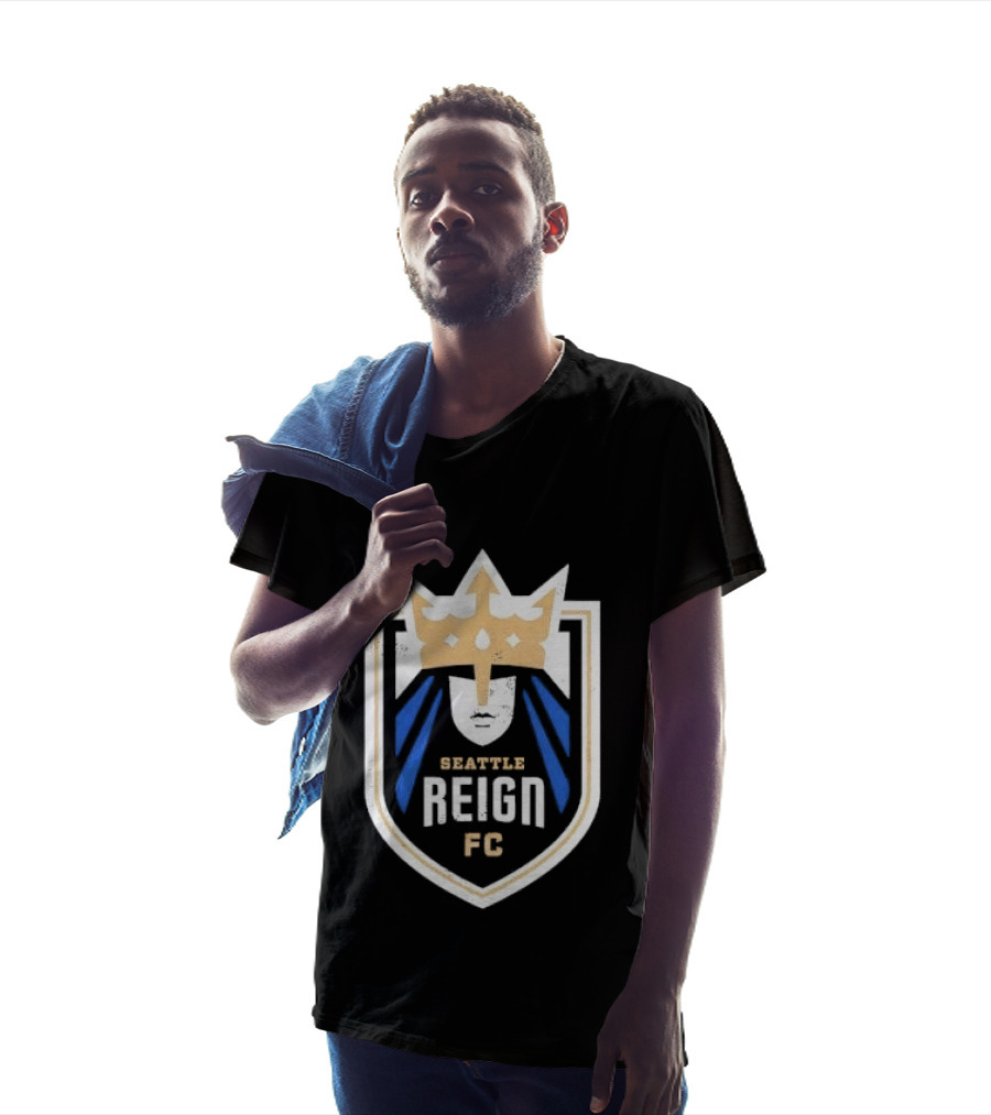 Seattle Reign FC Distressed Crown Crest T-Shirt