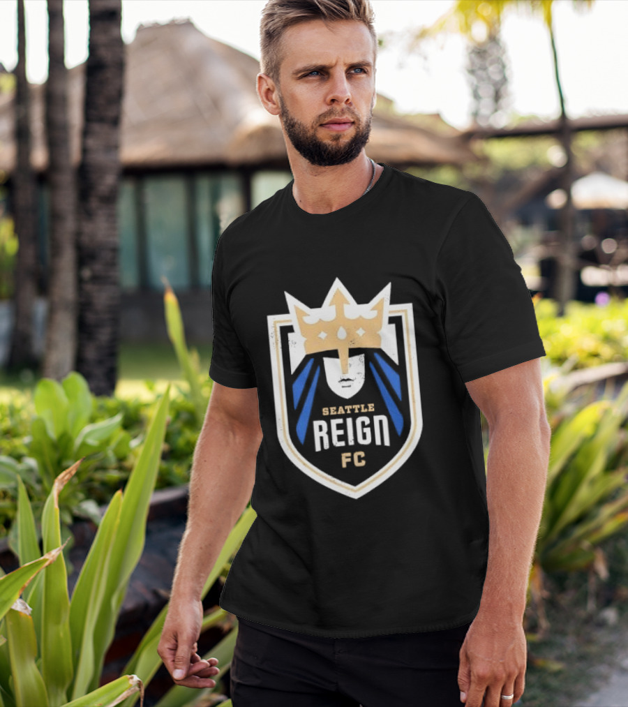 Seattle Reign FC Distressed Crown Crest T-Shirt