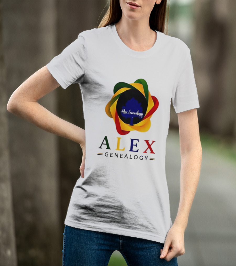 Alex Genealogy Trust Census Records More Than People Colorful Tree T-Shirt