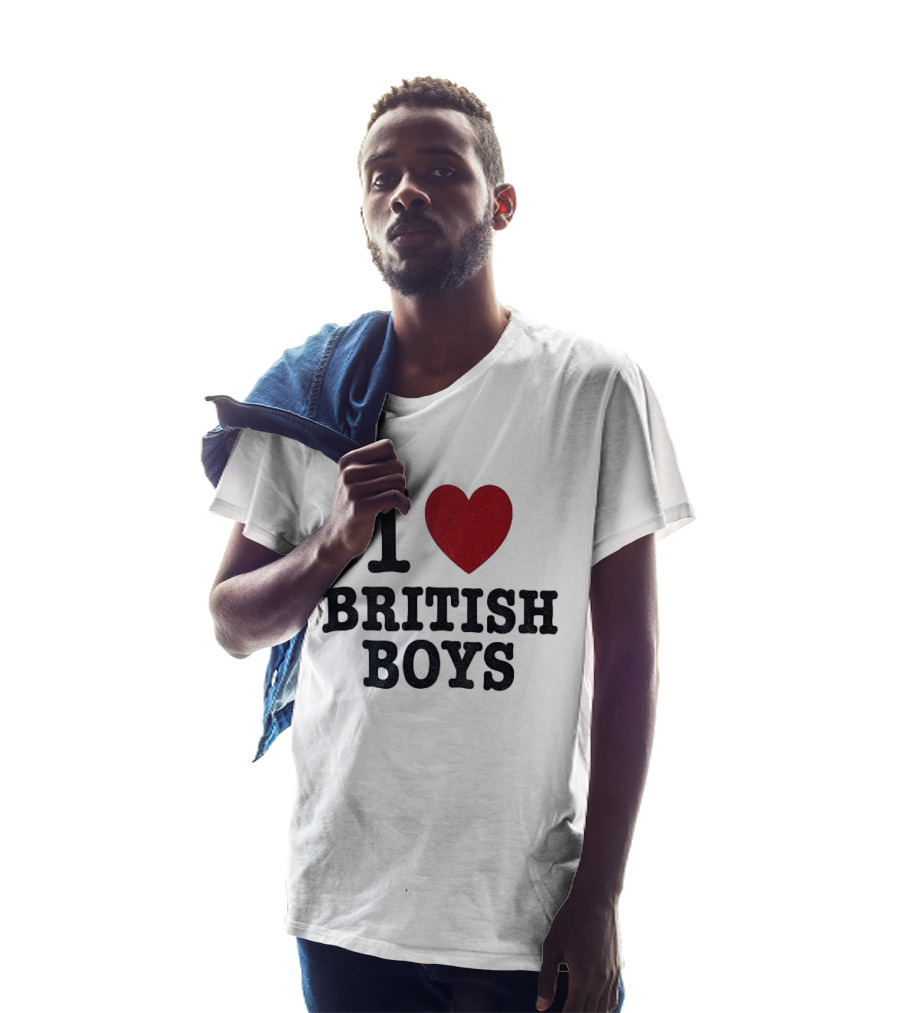 I Love British Boys Noah Schnapp Fanwear T-Shirt