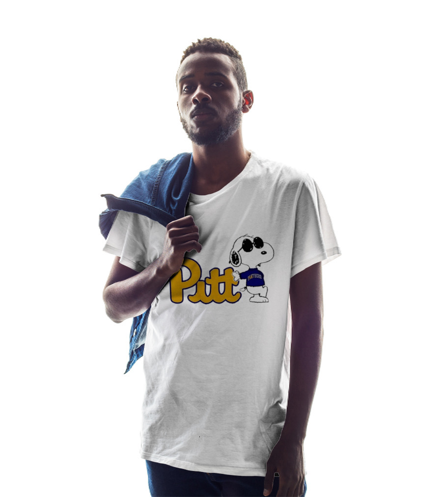 Pittsburgh Panthers NCAA Pitt Snoopy Sunglasses Cartoon T-Shirt